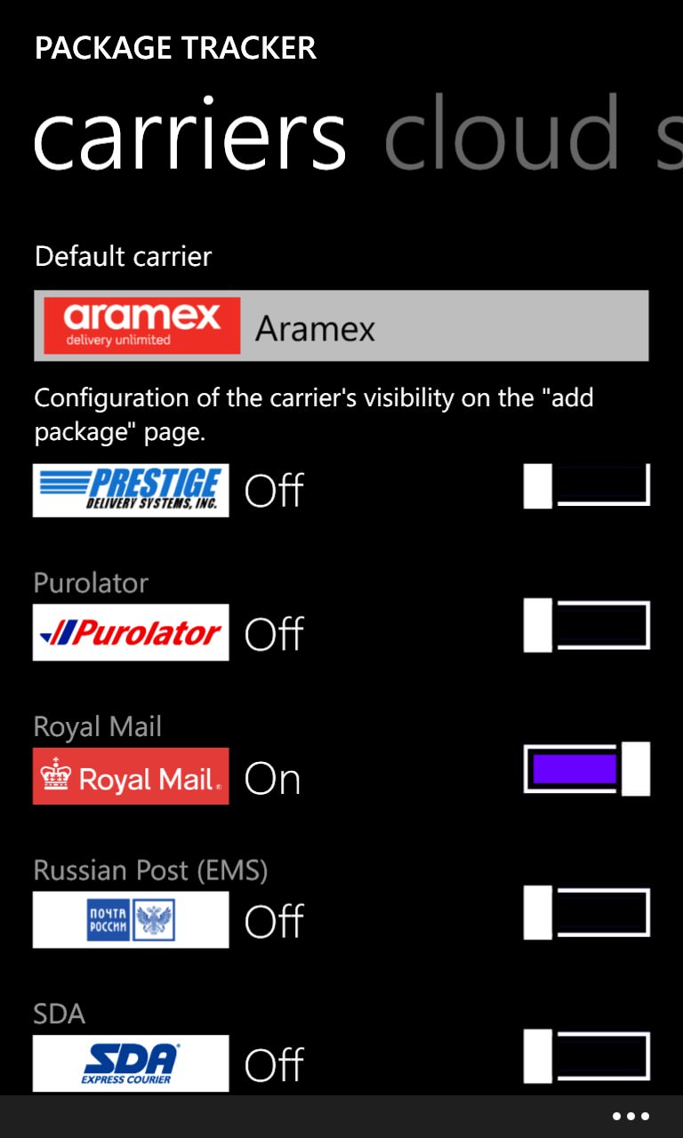 package tracker