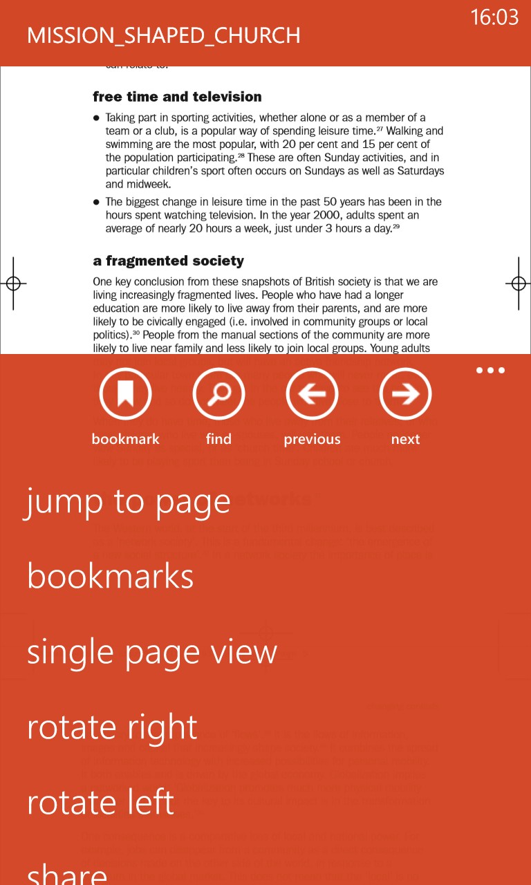 Screenshot, PDF Reader 