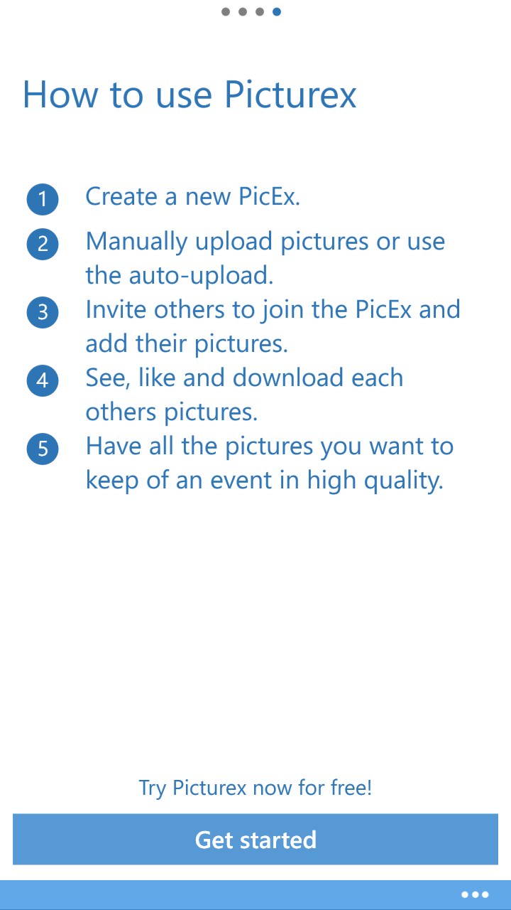 Picturex screenshot