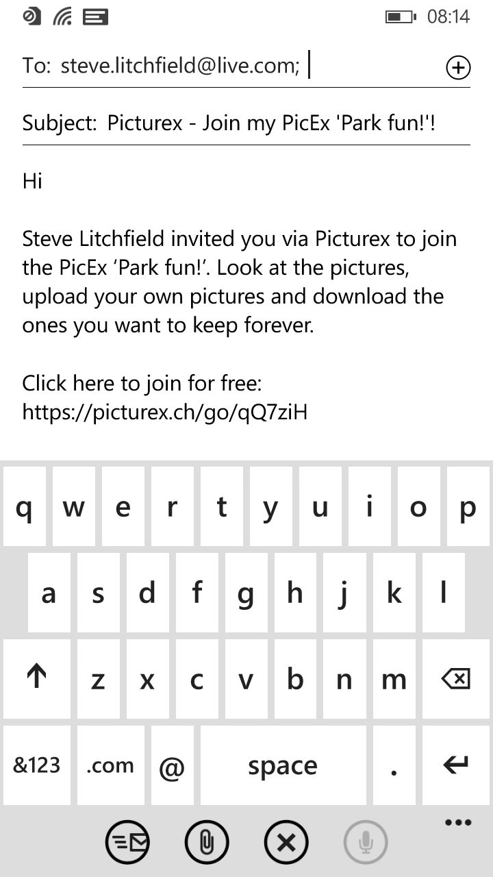 Picturex screenshot