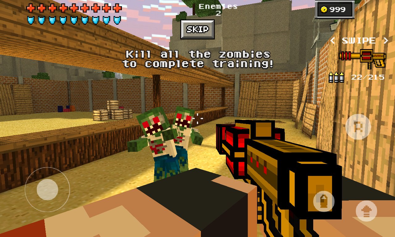 Pixel Gun 3D a terrific first person shooter in Minecraft retro style