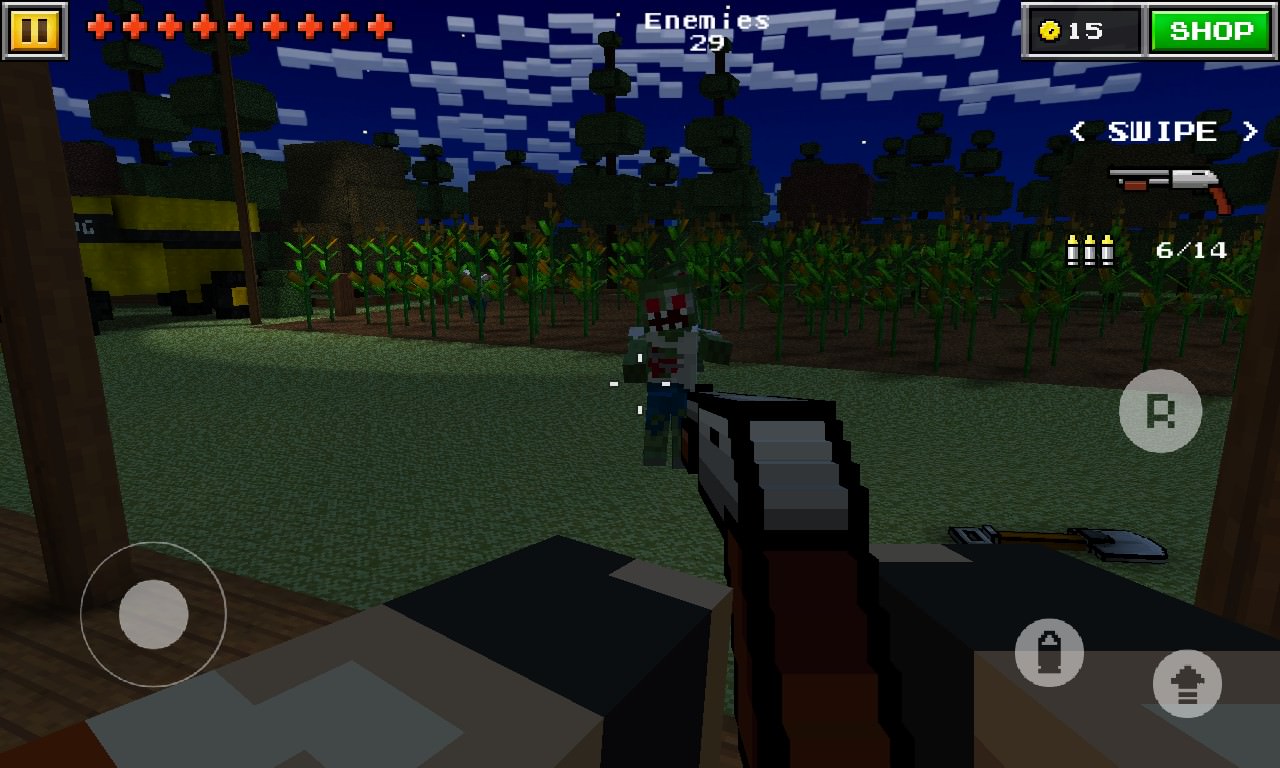 Pixel Gun 3D a terrific first person shooter in Minecraft retro style