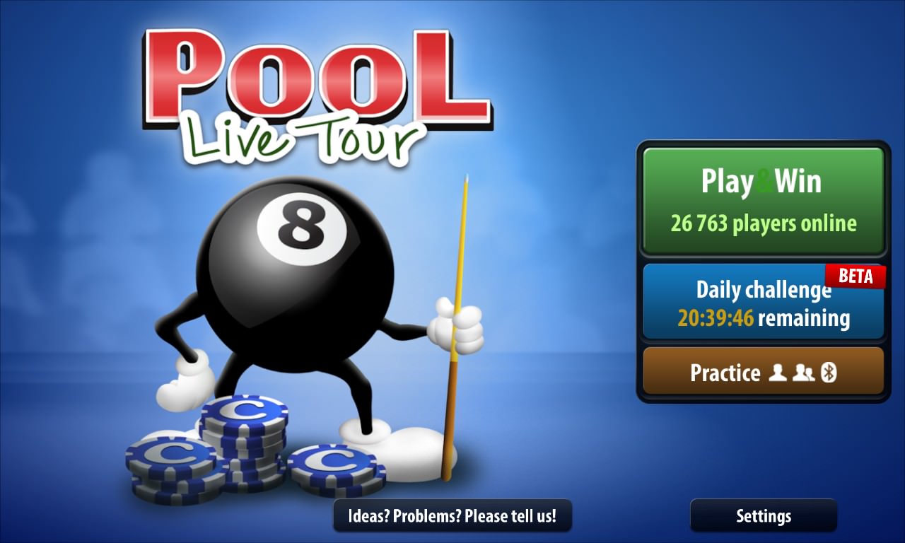 Screenshot, Pool Live Tour