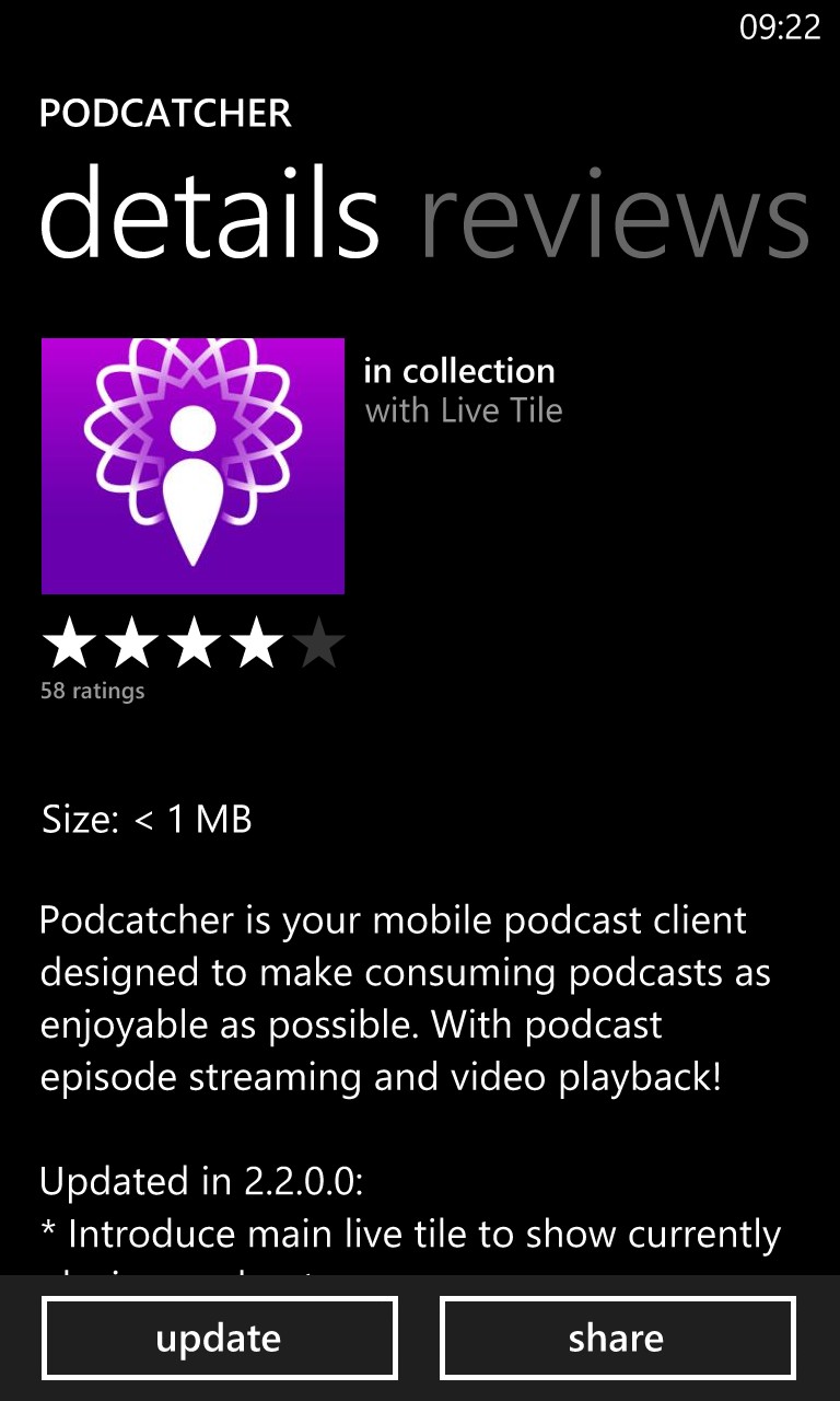Podcatcher gets slew of updates, v2.2 now available