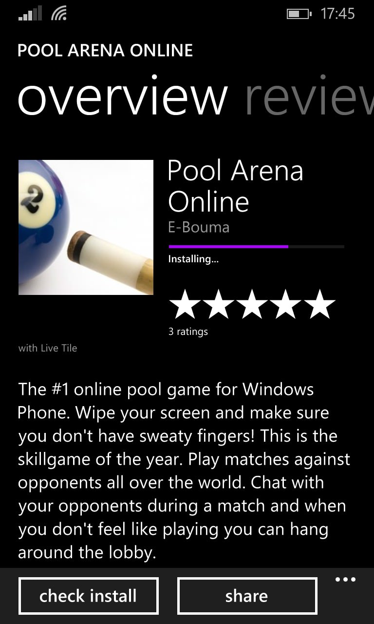 Pool Arena Online screenshot