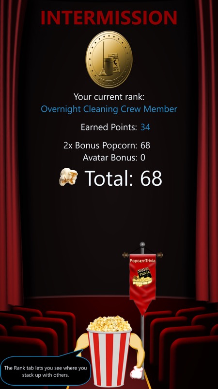 Screenshot, Popcorn Trivia