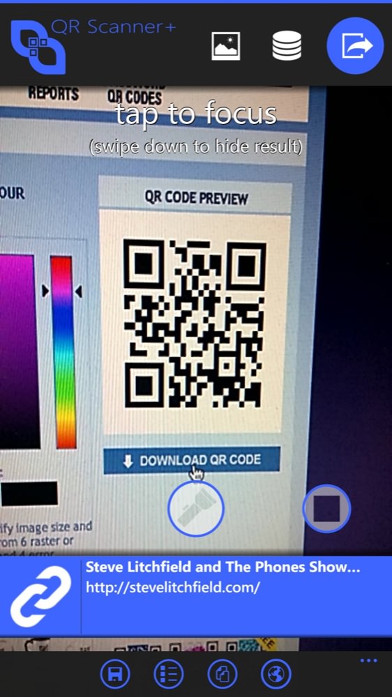 Screenshot, QR Scanner+