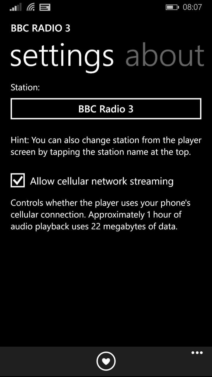 Screenshot, Radio Lounge UK