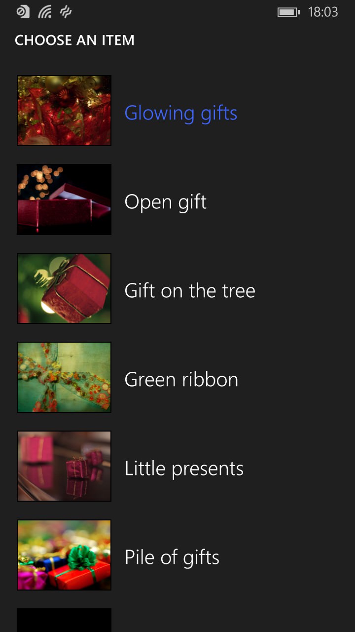 Screenshot, Santa's Notes