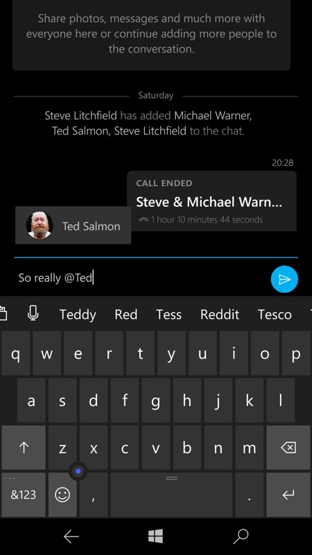 Screenshot, Skype