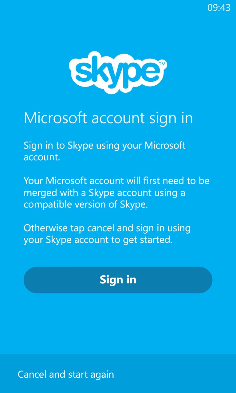 skype sign in with email