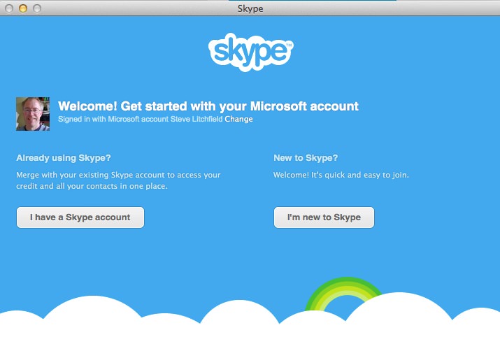 Skype merge screenshot