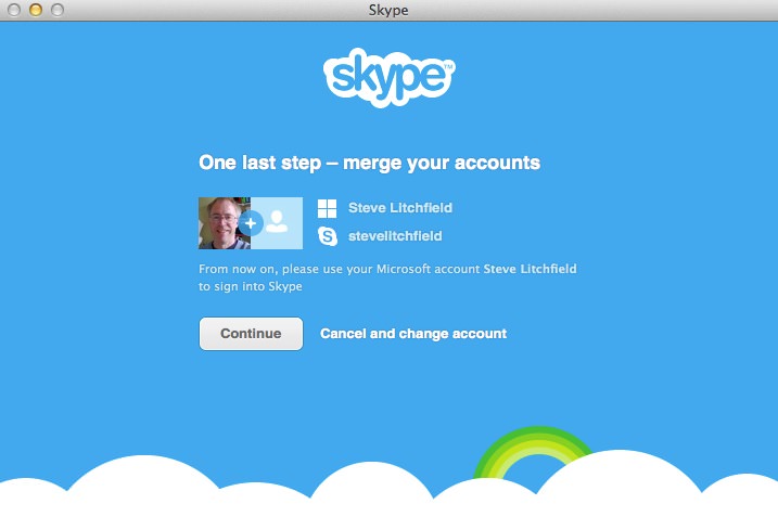 skype sign in with microsoft account