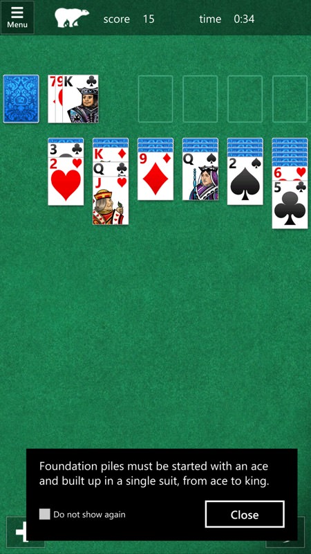 levels in microsoft solitaire collection