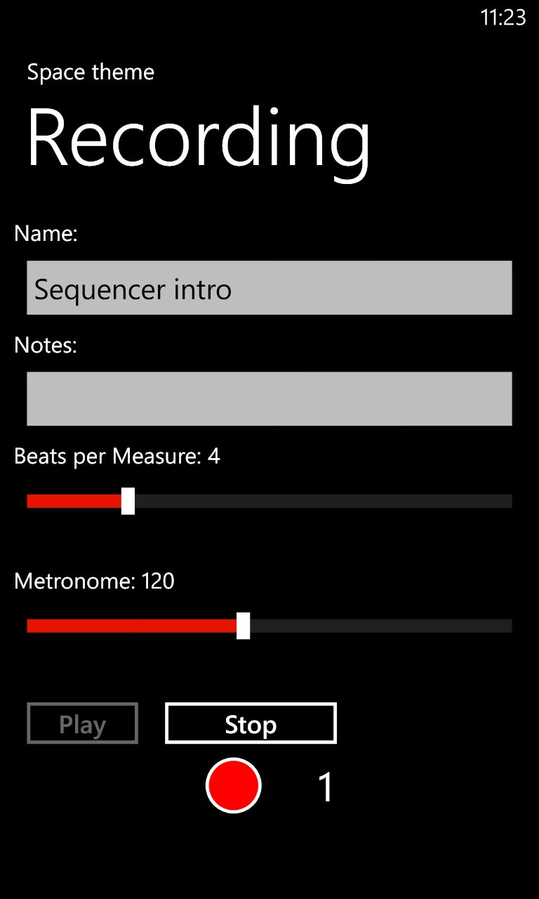 Screenshot, Song Prototyper