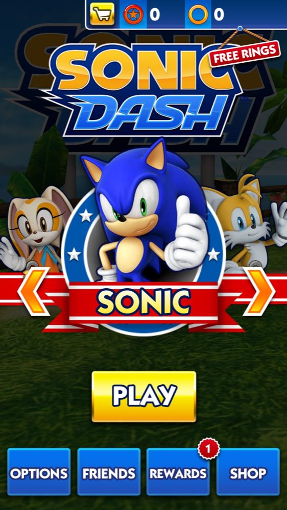 Sonic The Hedgehog Ring Dash Game