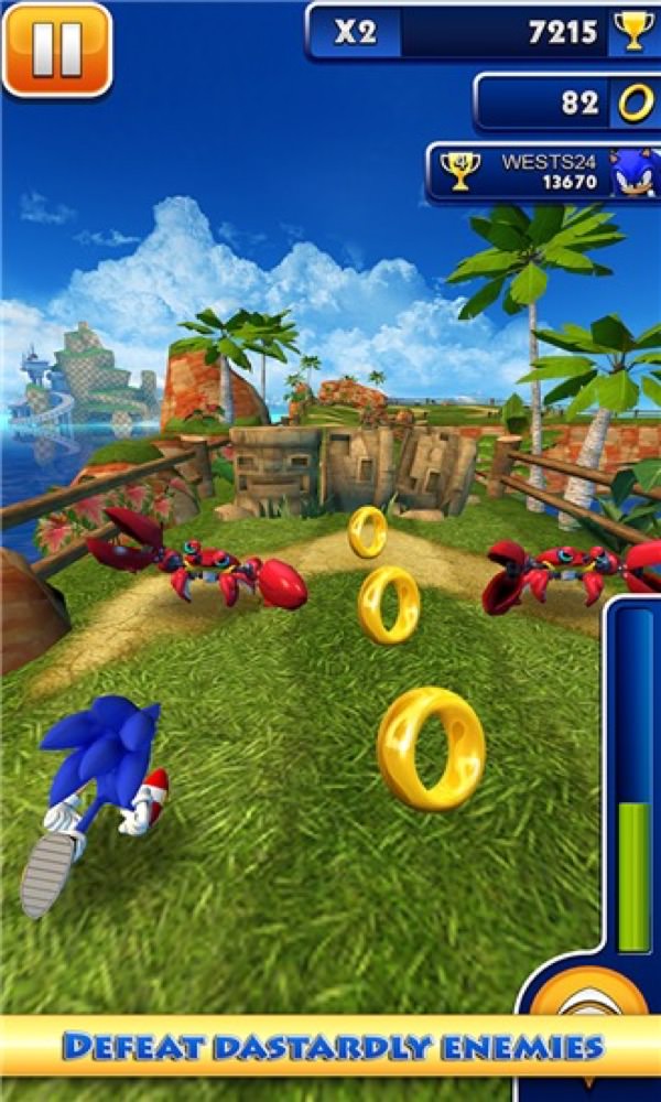 Sonic Dash screenshot