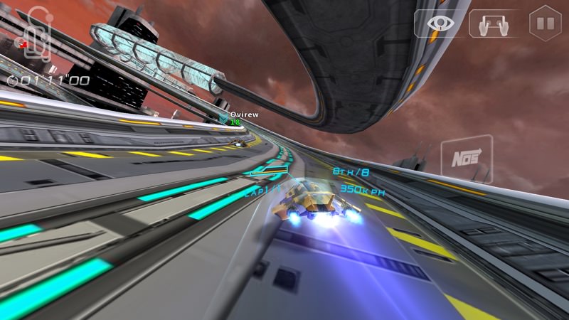 Screenshot, Space Racing 2 UWP