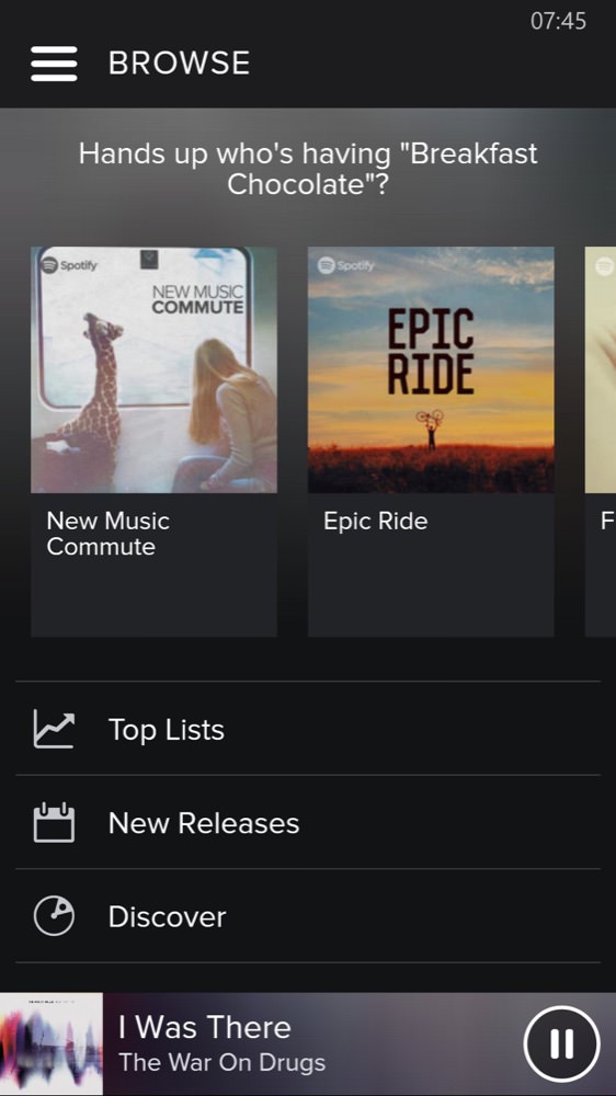 Screenshot, Spotify