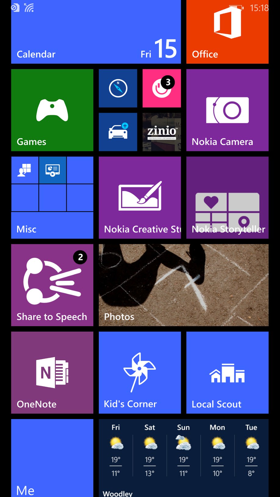 Screenshot, Share to Speech on Windows Phone