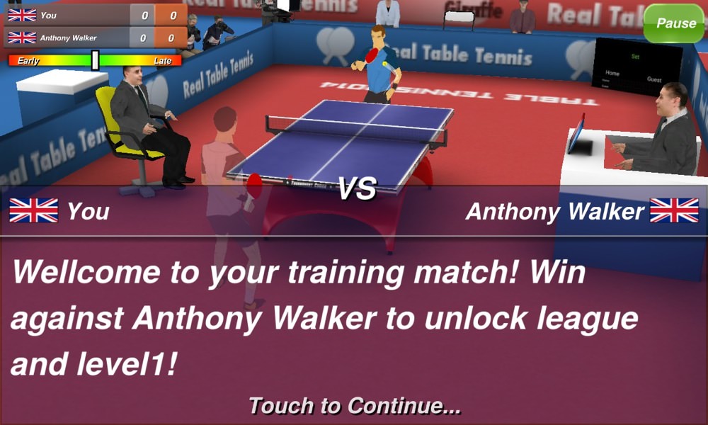 Screenshot, Table Tennis 3D