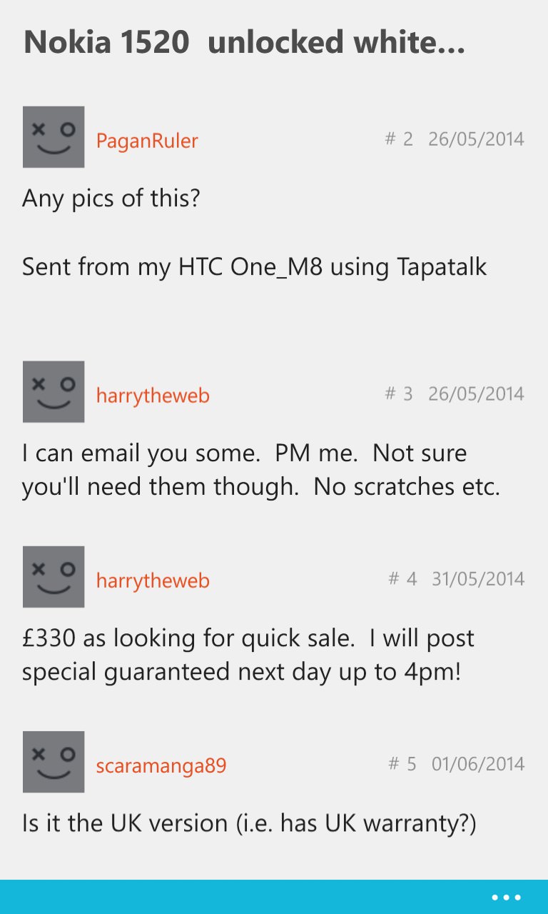 Screenshot, Tapatalk