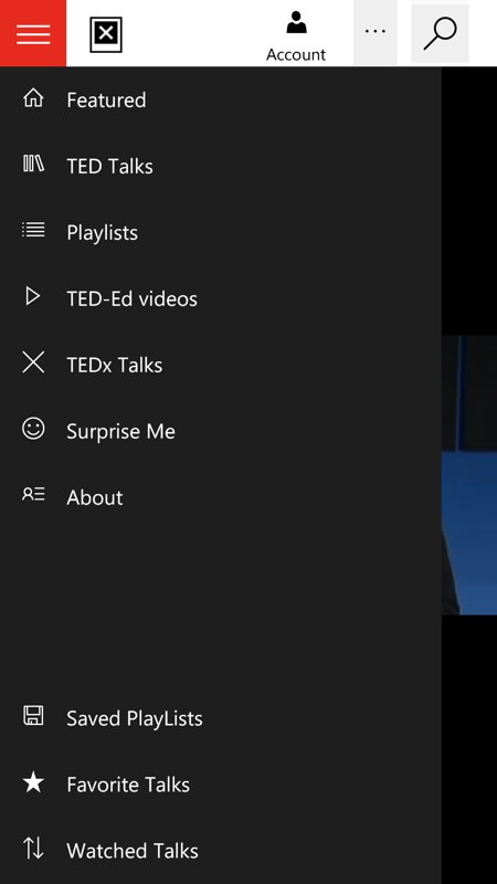 TED screenshot