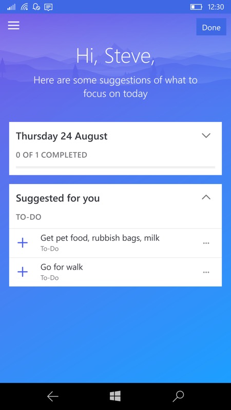 To-Do screenshot