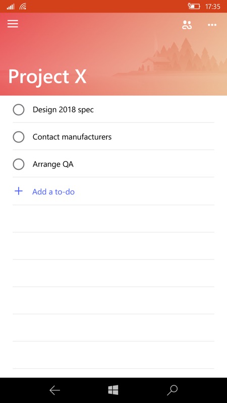 Screenshot, To-Do