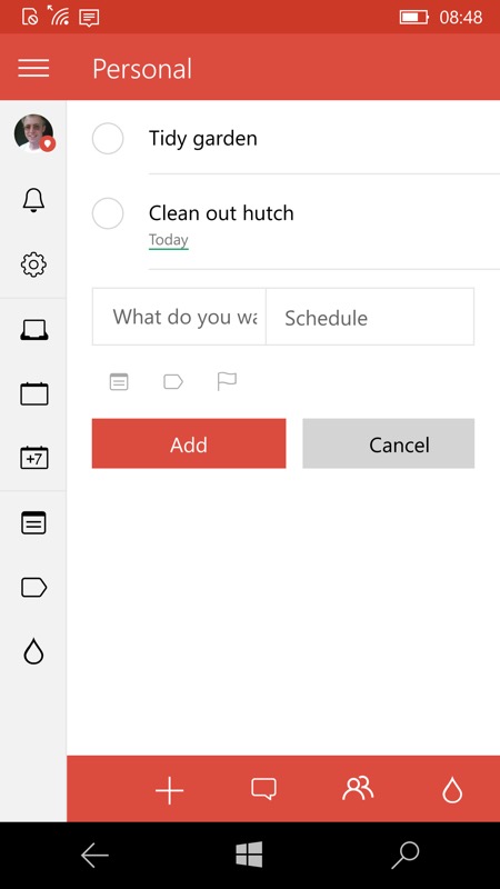 Screenshot, Todoist