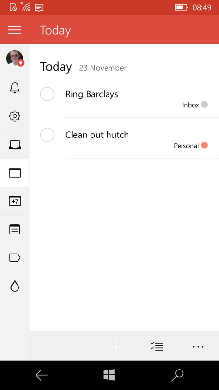 Screenshot, Todoist