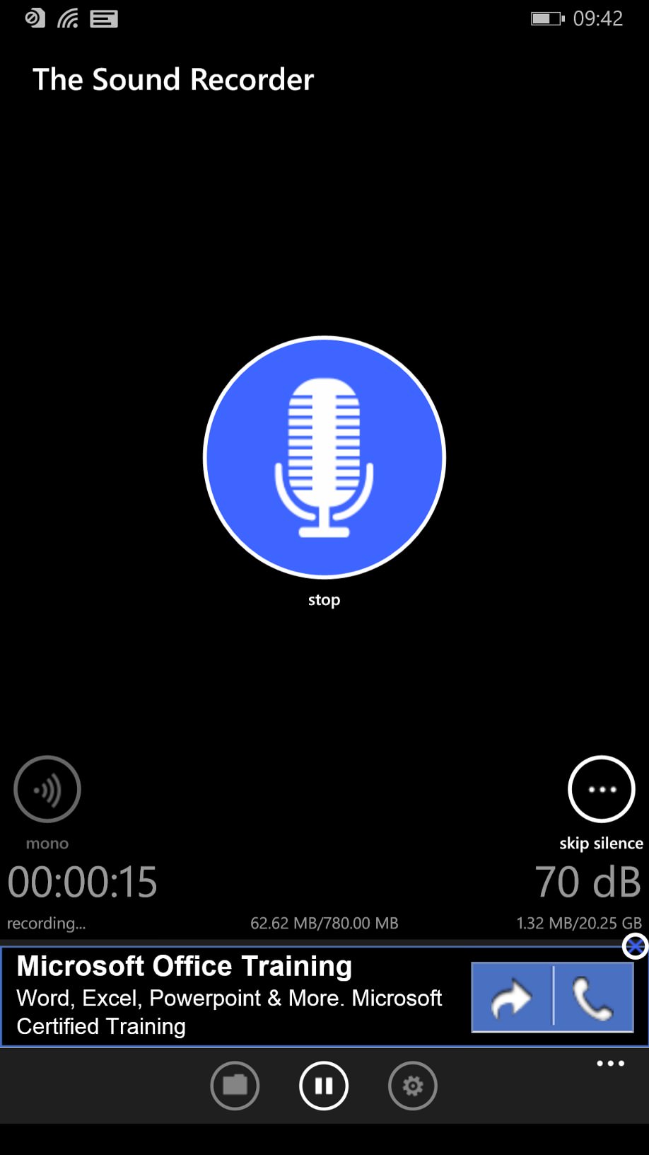 The Sound Recorder screenshot