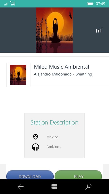 Screenshot, TuneIn Radio