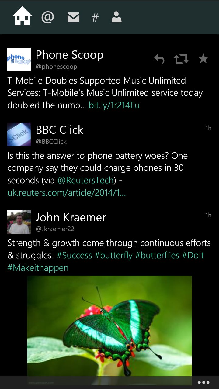 Tweetium screenshot