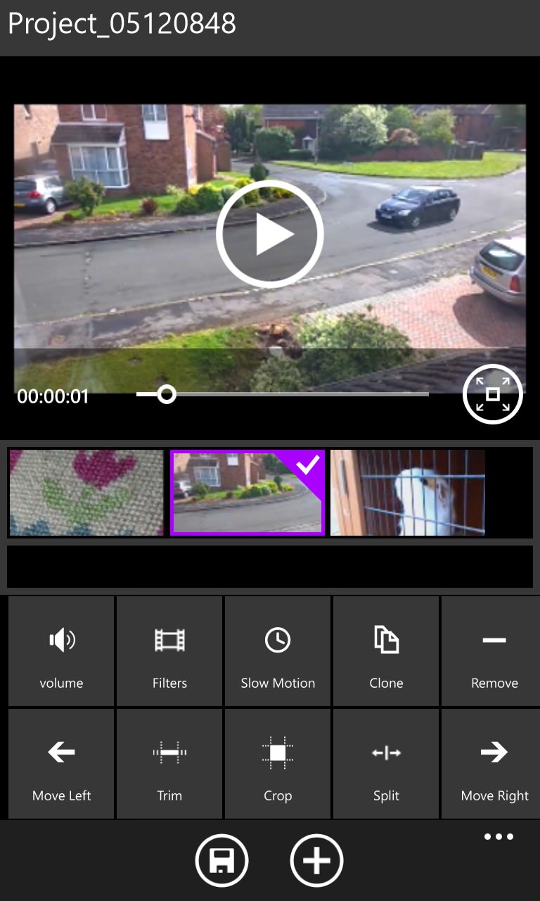 Screenshot, Video Editor 8.1