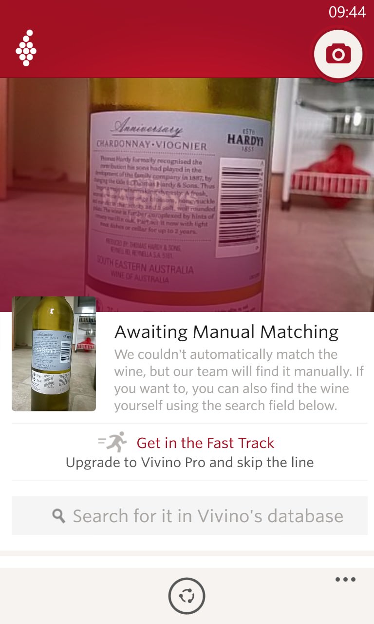 Screenshot, Vivino