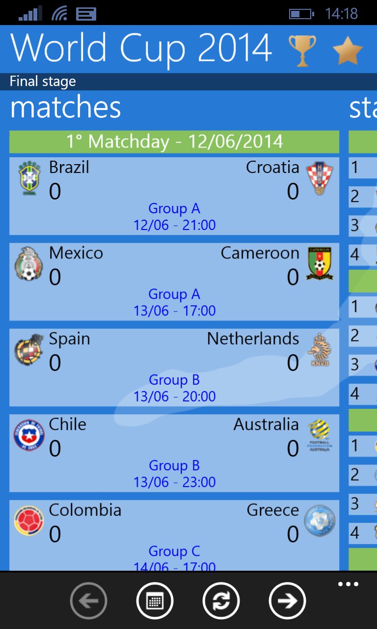 Screenshot, World Cup 2014