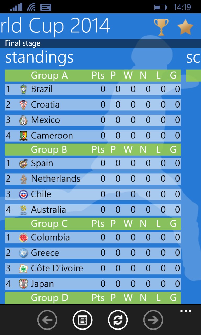 Screenshot, World Cup 2014