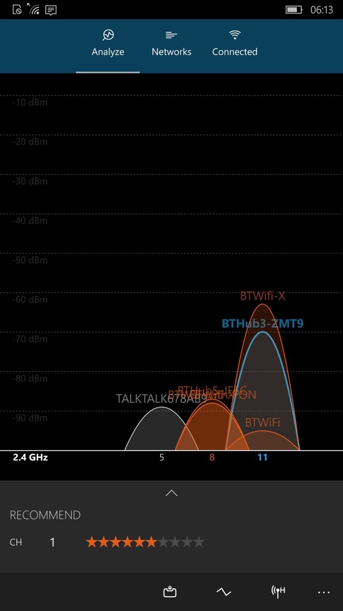 wifi analyzer windows 10