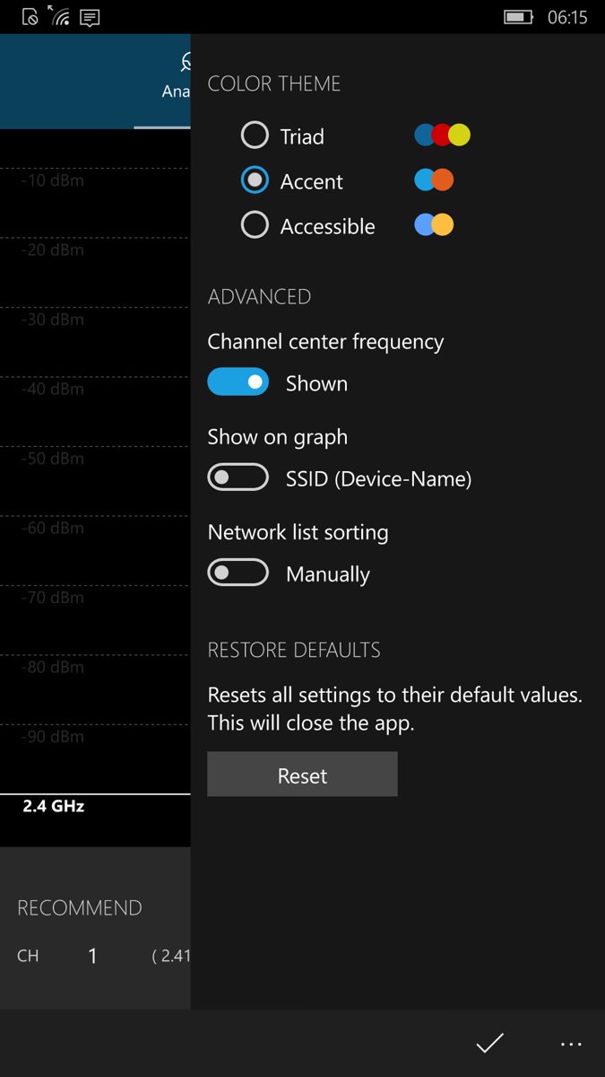 Screenshot, wifi Analyzer