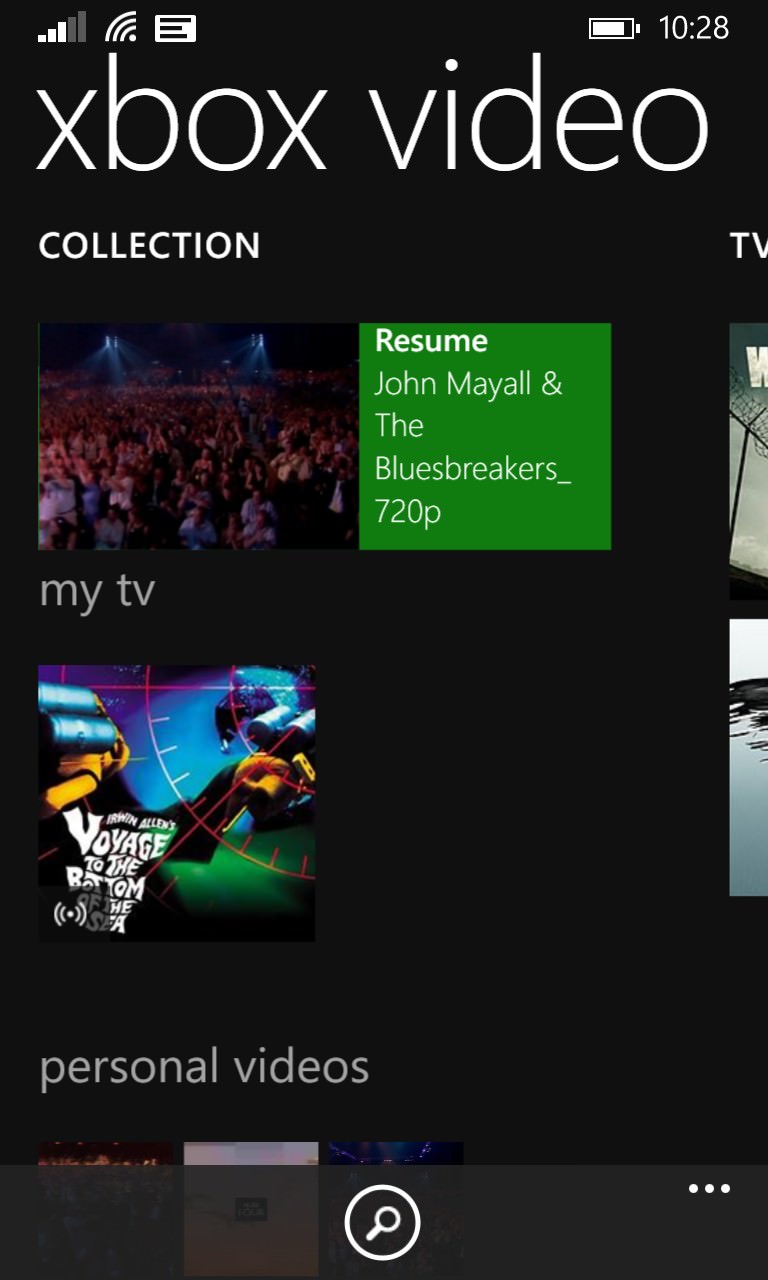 Screenshot, Xbox Video