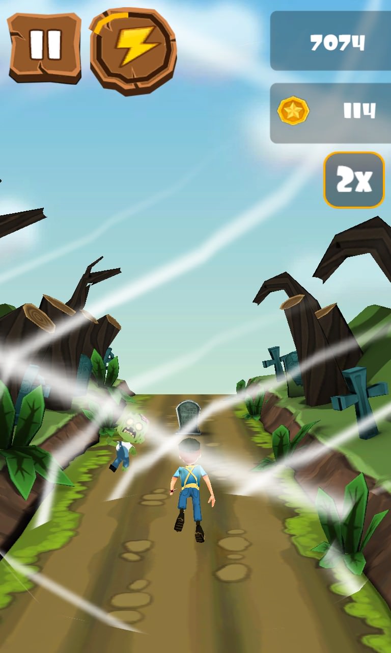 Screenshot, Zombie Run 3D