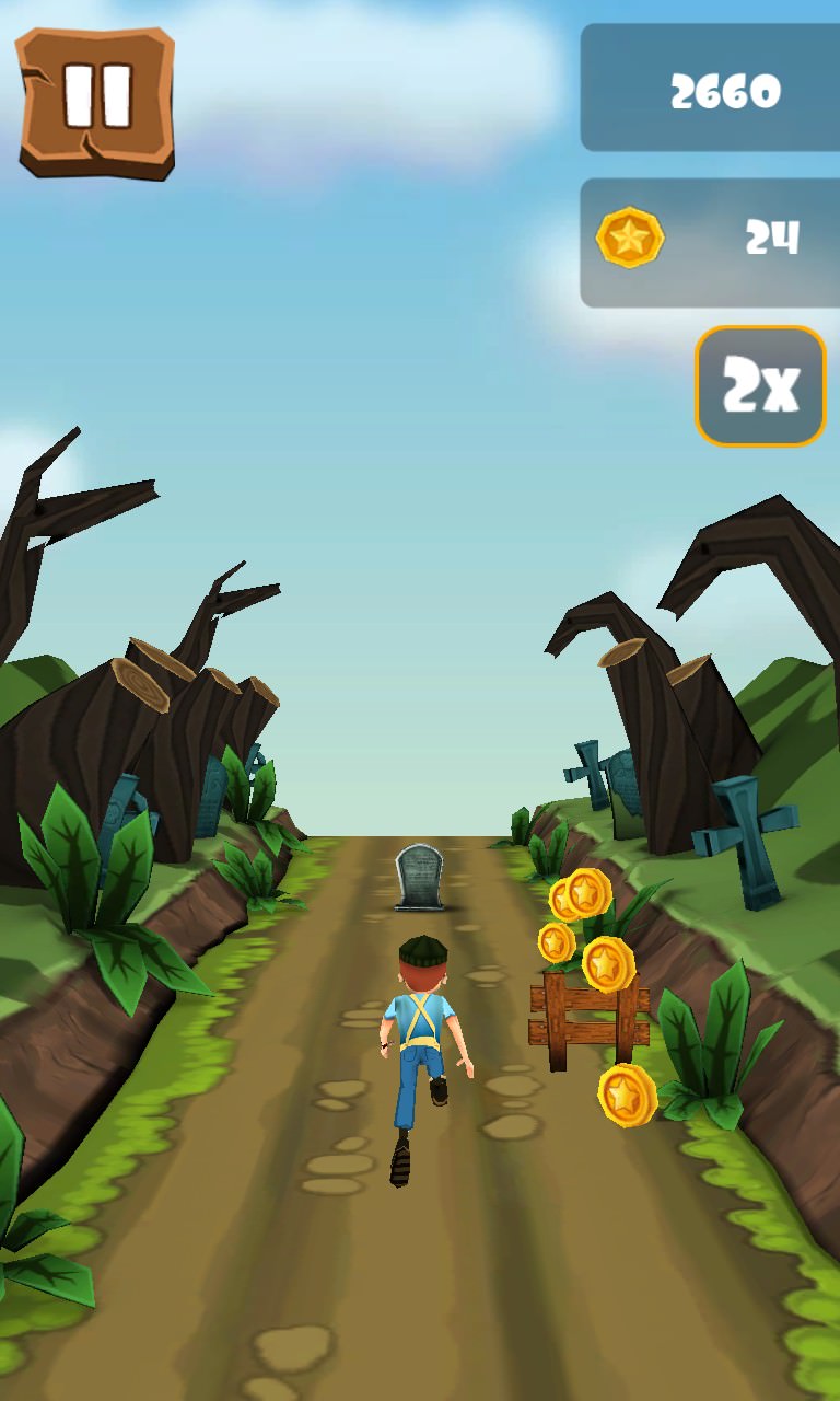 Screenshot, Zombie Run 3D