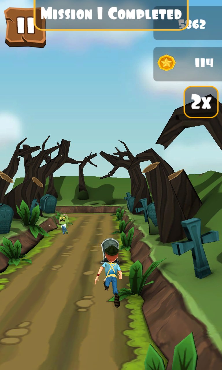 Screenshot, Zombie Run 3D