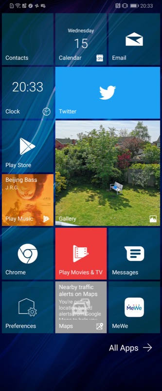 windows phone calendar tile