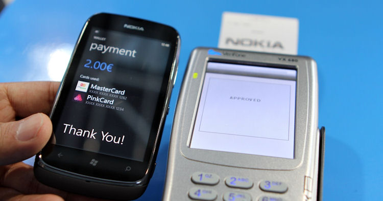 NFC payment on Nokia Lumia 610