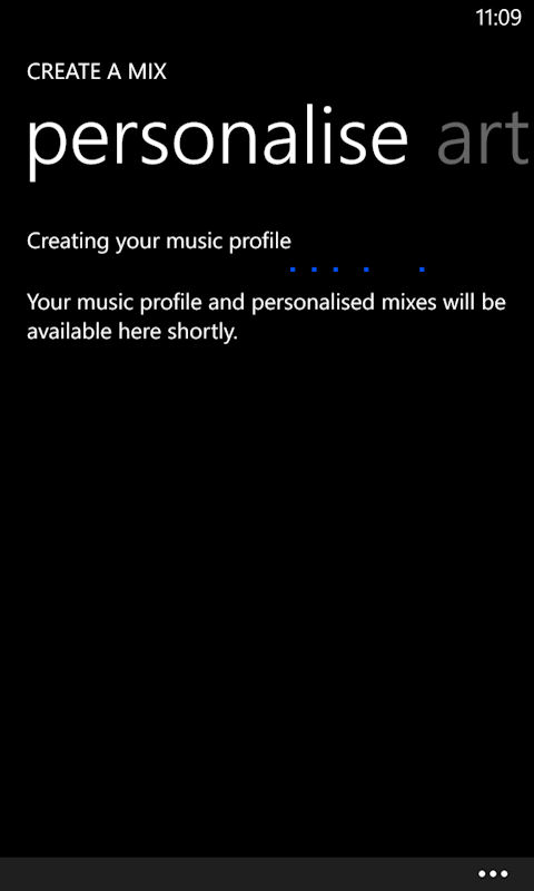 Nokia Music Screenshot
