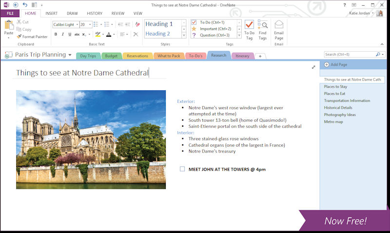 google version of onenote