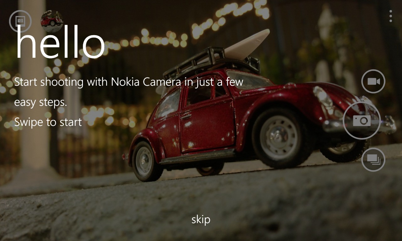 Screenshot, Nokia Camera