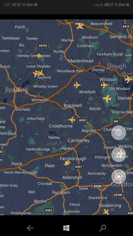 Screenshot, Flights Radar